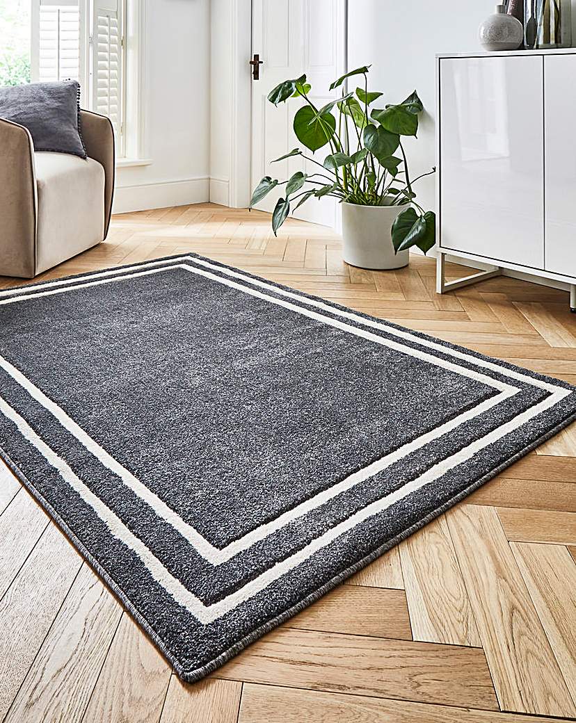 Sara Carved Border Rug