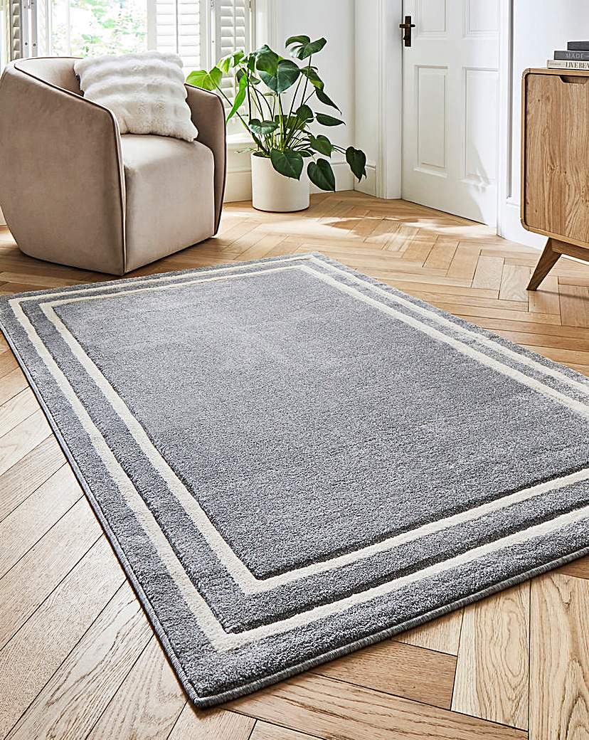 Sara Carved Border Rug