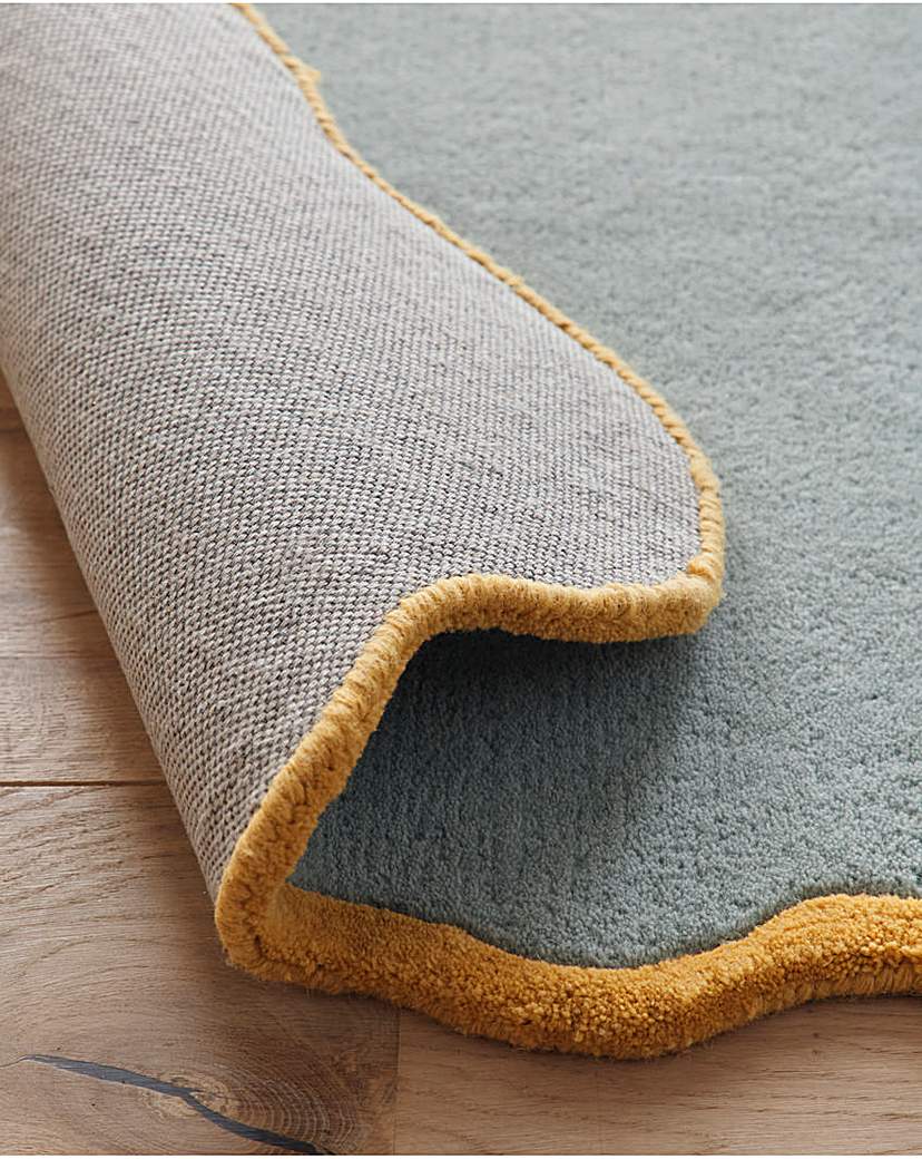 Scalloped Elsie Hand-Tufted Woollen Rug