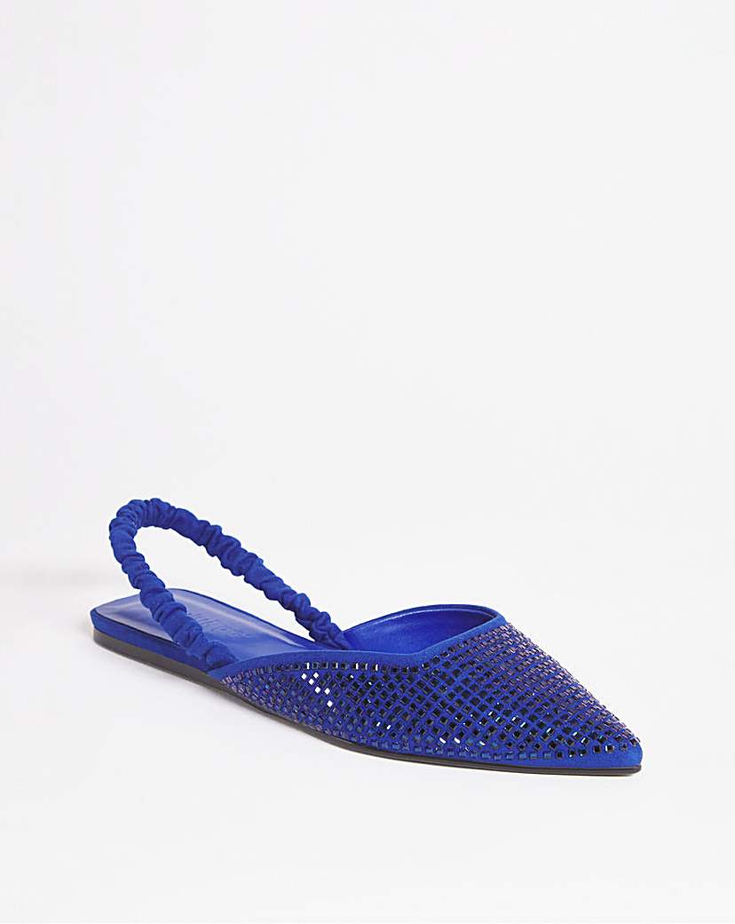 Embellished Flat Shoes Wide