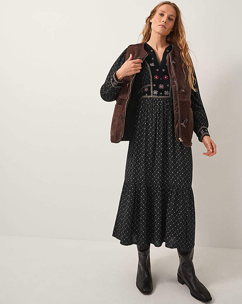 New In - Monsoon Zoie Print Midi Dress