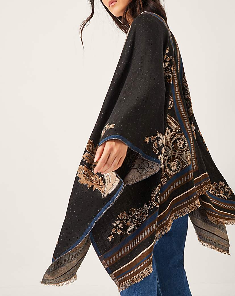New In - Monsoon Crissy Jacquard Wrap Cardigan
