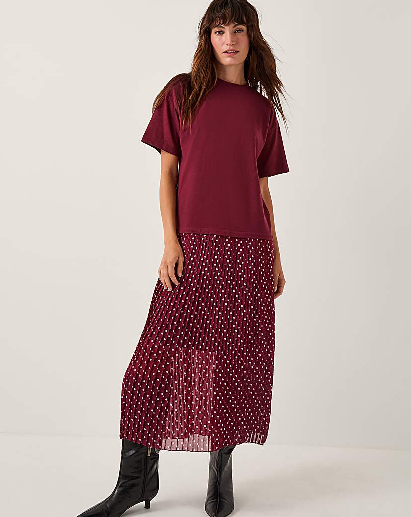 New In - Monsoon Senya Polka Dot Midi Dress