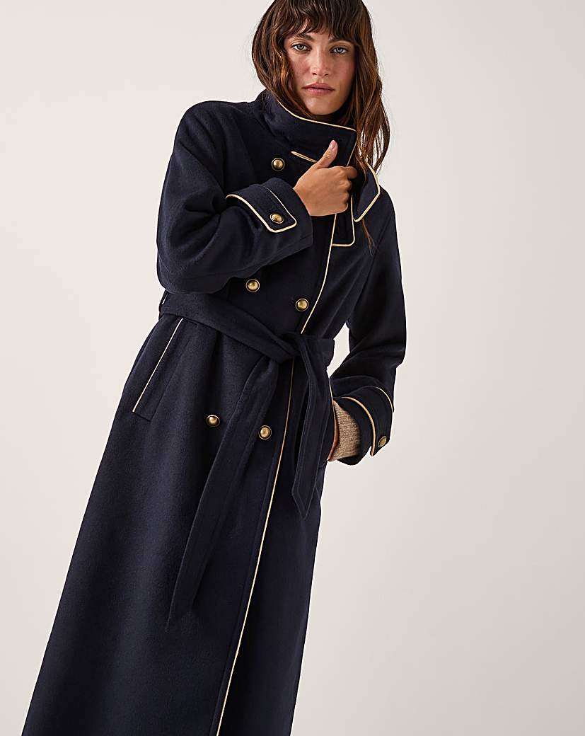 Monsoon Harriet Doubled Breasted Coat