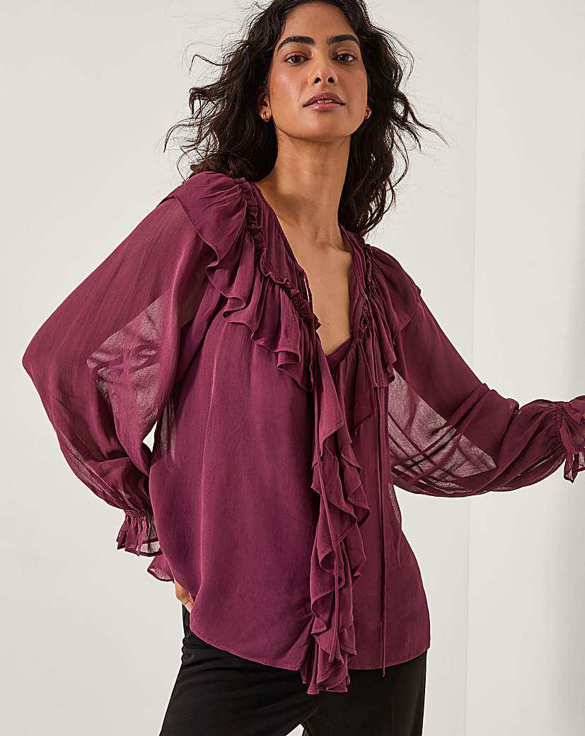 New In - Monsoon Suki Ruffle Blouse