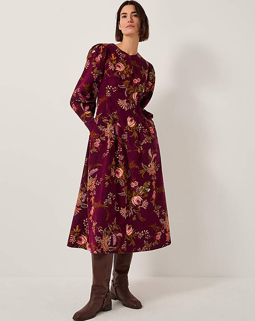 New In - Monsoon Yasmina Floral Midi Dress