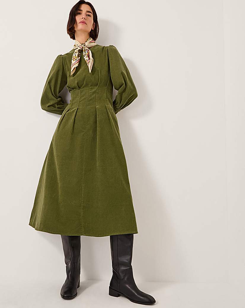New In - Monsoon Morgan Blouson Midi Dress