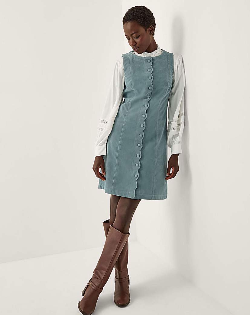 New In - Monsoon Rudi Scallop Mini Dress