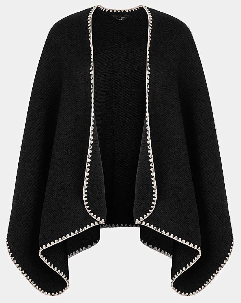 New In - Accessorize Whipstitch Shrug