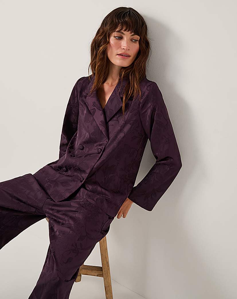 New In - Monsoon Rory Floral Satin Blazer