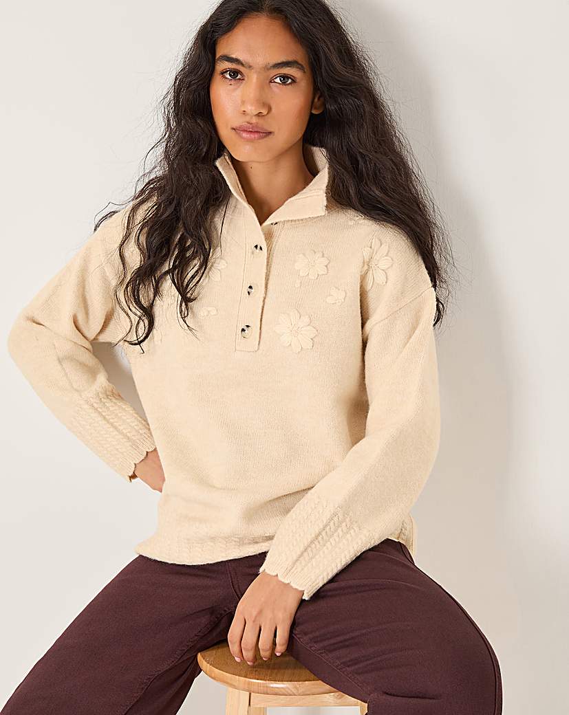 New In - Monsoon Em Floral Knit Jumper