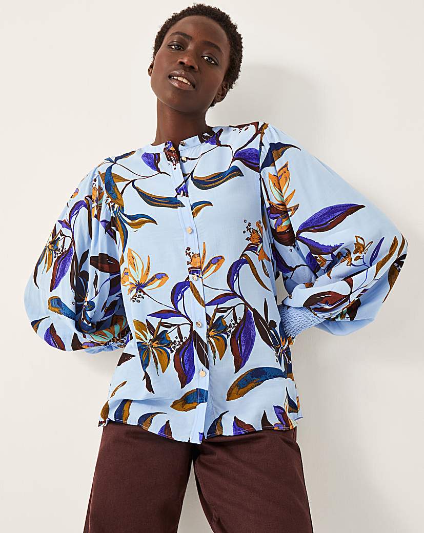 New In - Monsoon Sonya Floral Print Flowy Shirt