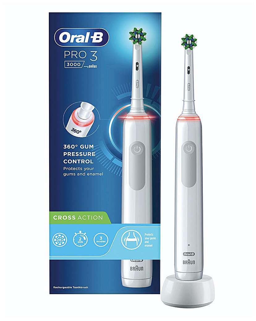 Oral-B Pro3 White Electric Toothbrush