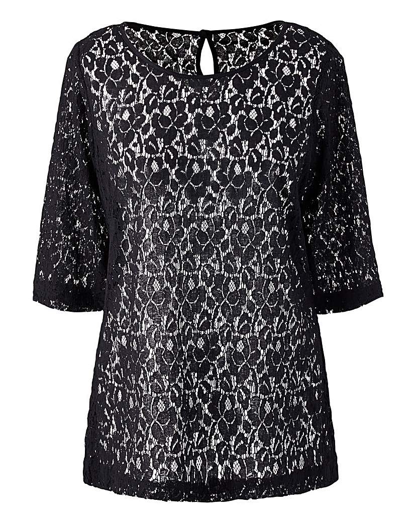 Image of Lace Shell Top