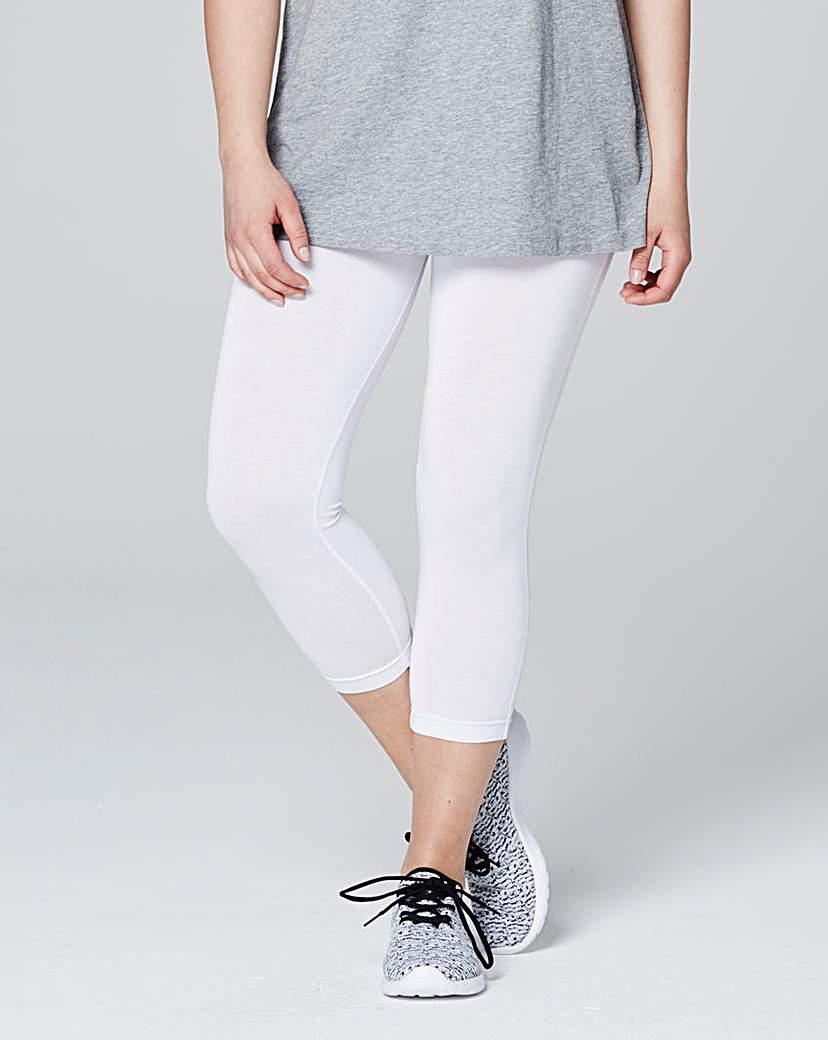 Image of Essential Crop Jersey Leggings