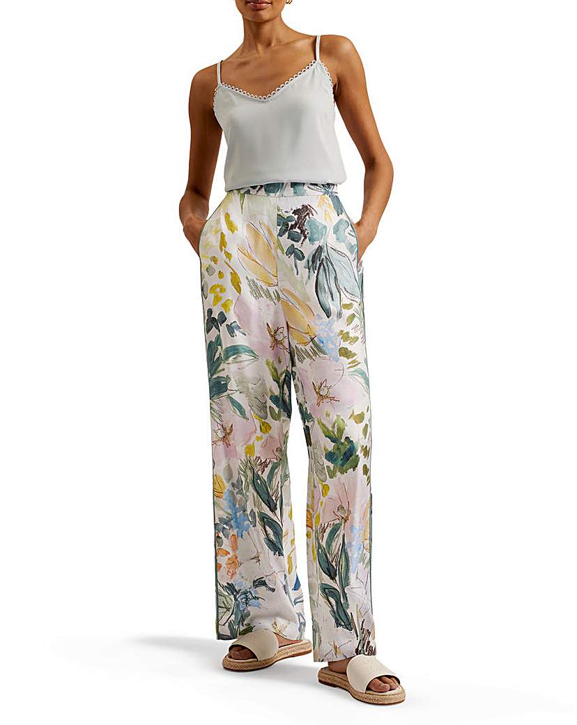 Ted Baker Printed Wide Leg Trouser