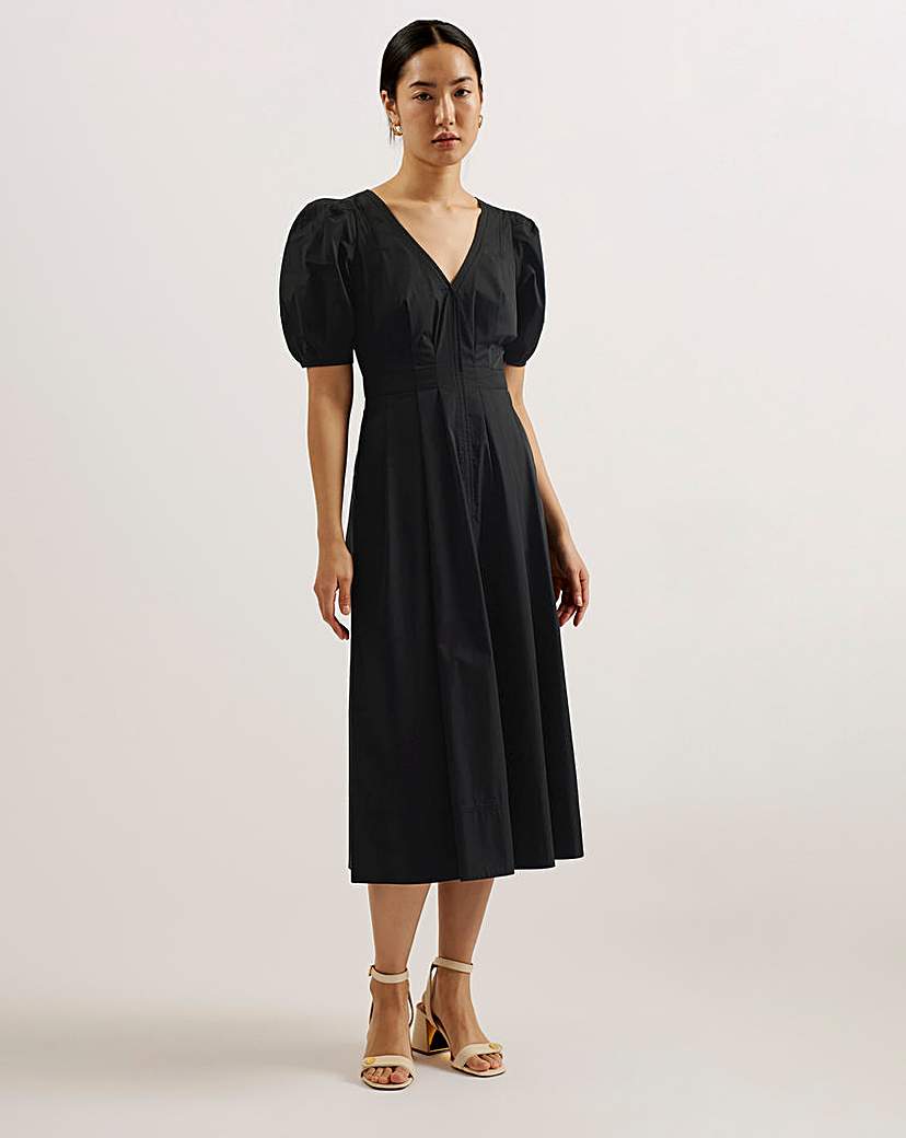 Ted Baker Ledra Puff Sleeve Midi Dress