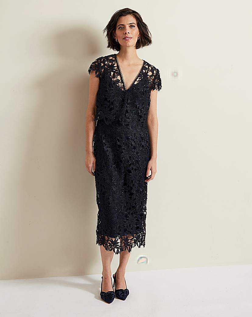 Phase Eight Meghan Lace Layer Dress