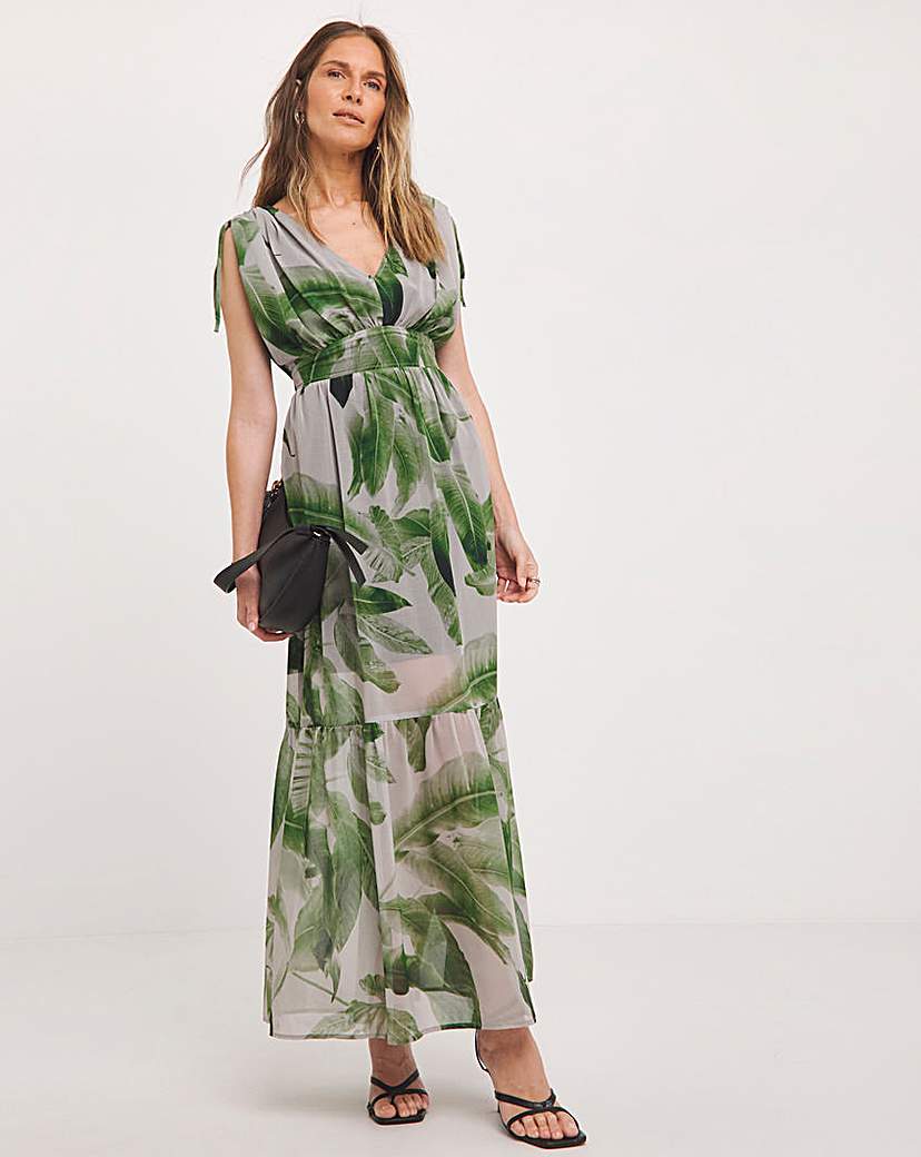 Religion V Neck Maxi Dress