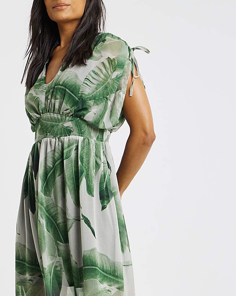 Religion V Neck Maxi Dress