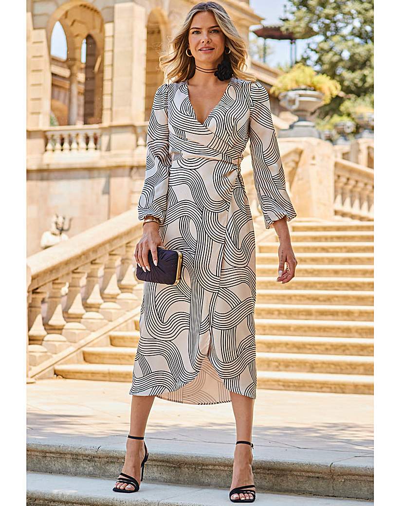 Sosandar Wrap Dress