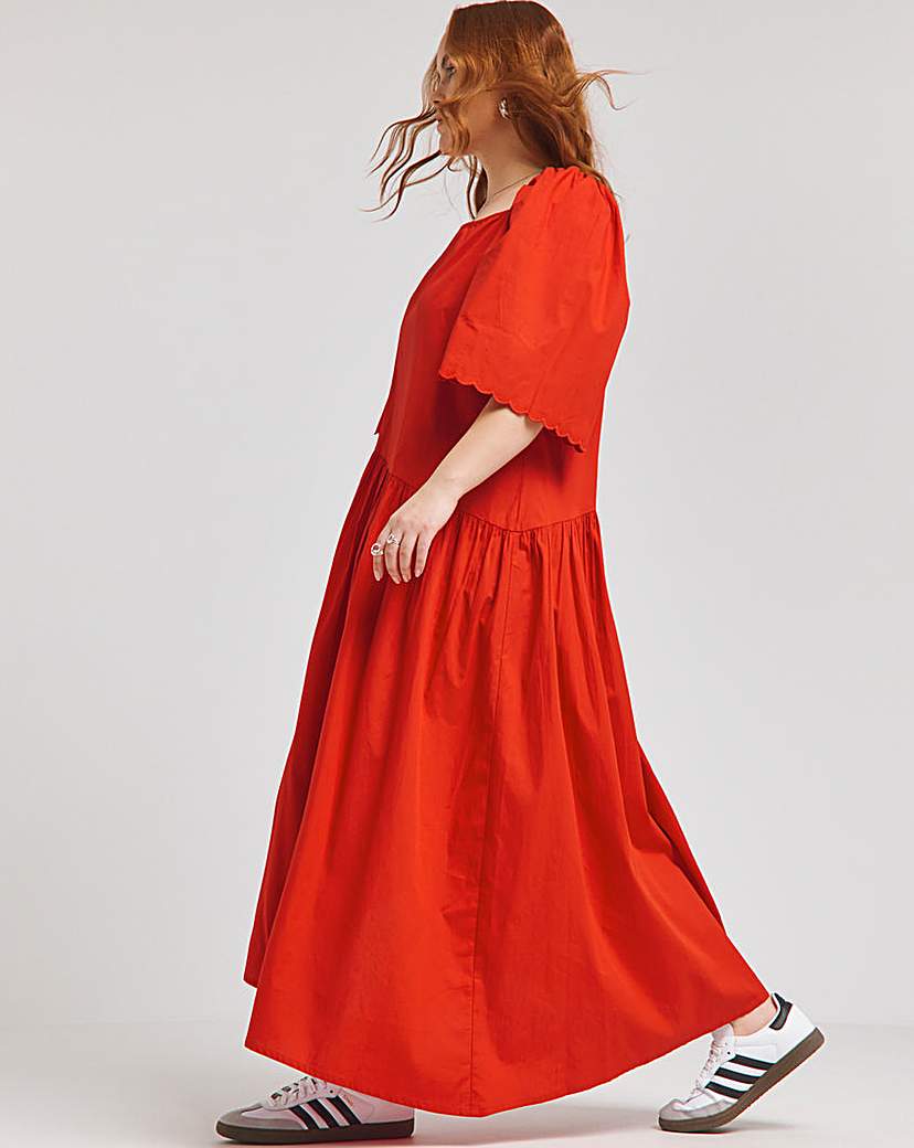 Native Youth Asymetric Midaxi Dress