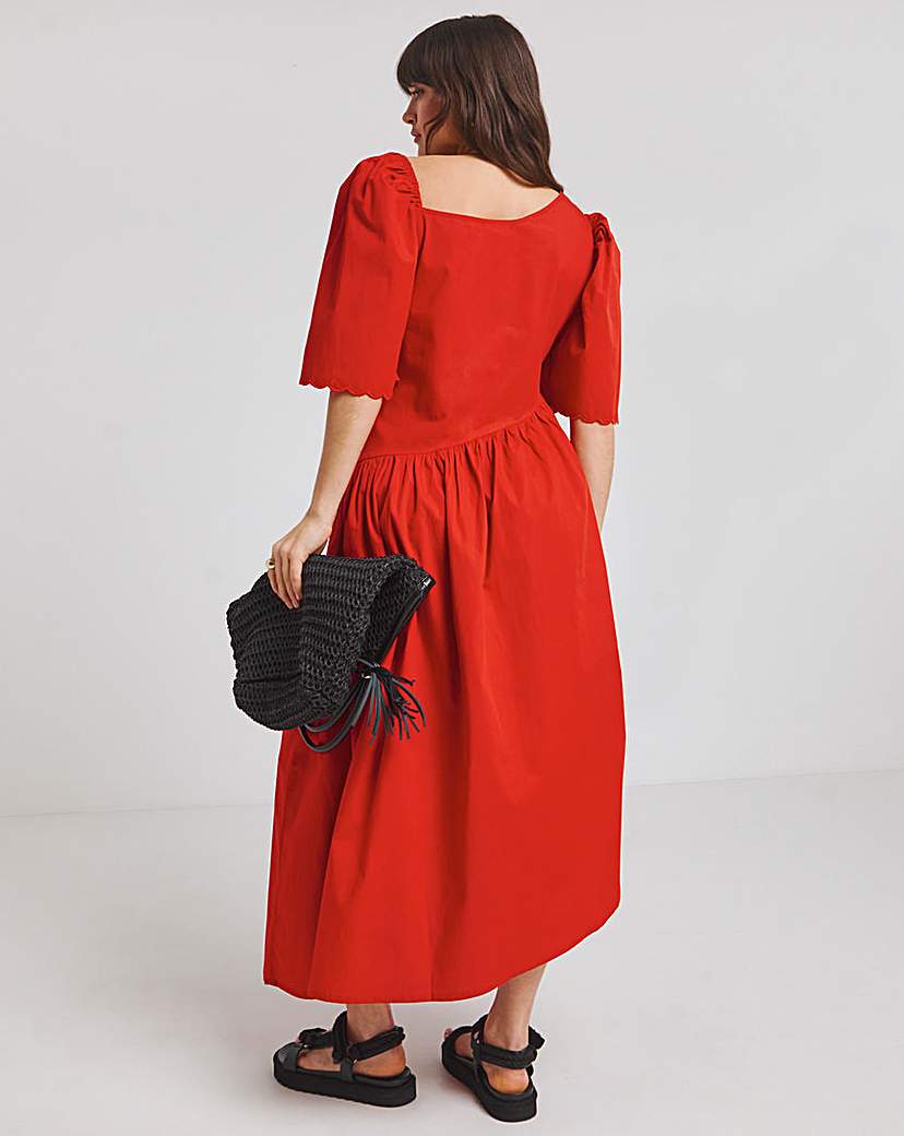 Native Youth Asymetric Midaxi Dress