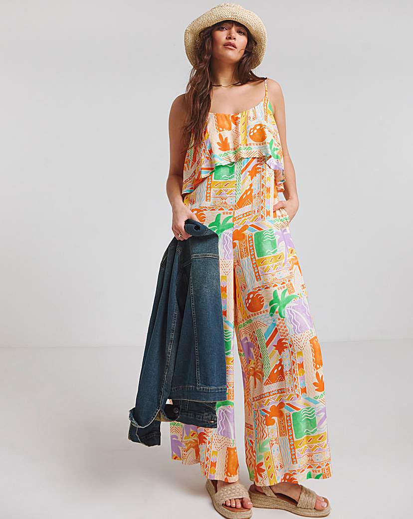 Native Youth Beach Print Dress