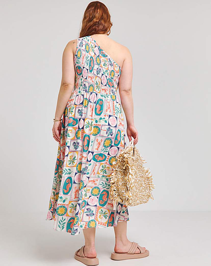 Native Youth Asymetric Midaxi Dress