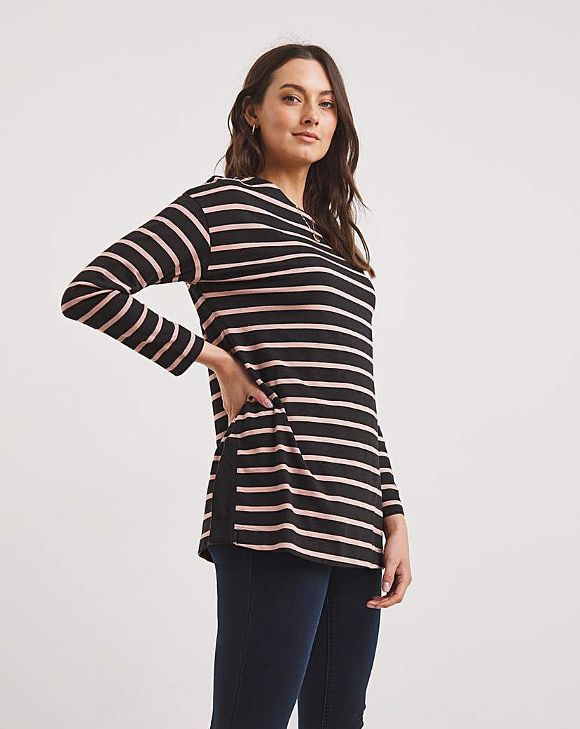 Julipa Stripe Jersey Top