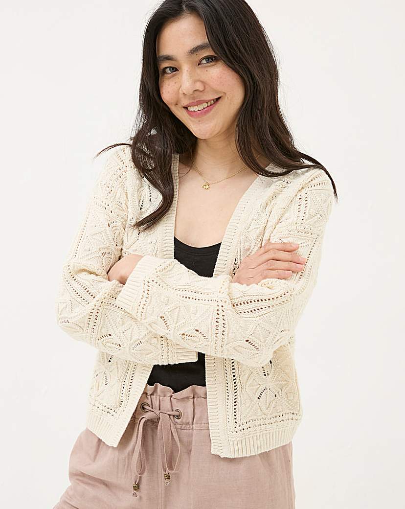 FatFace Anna Patchwork Cardigan