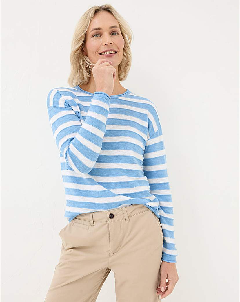 FatFace Isabel Stripe Jumper