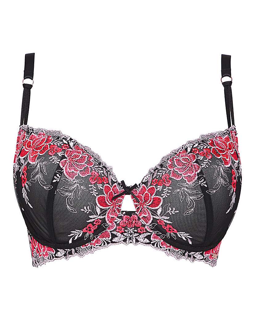 Figleaves Curve Neon Floral Balcony Bra