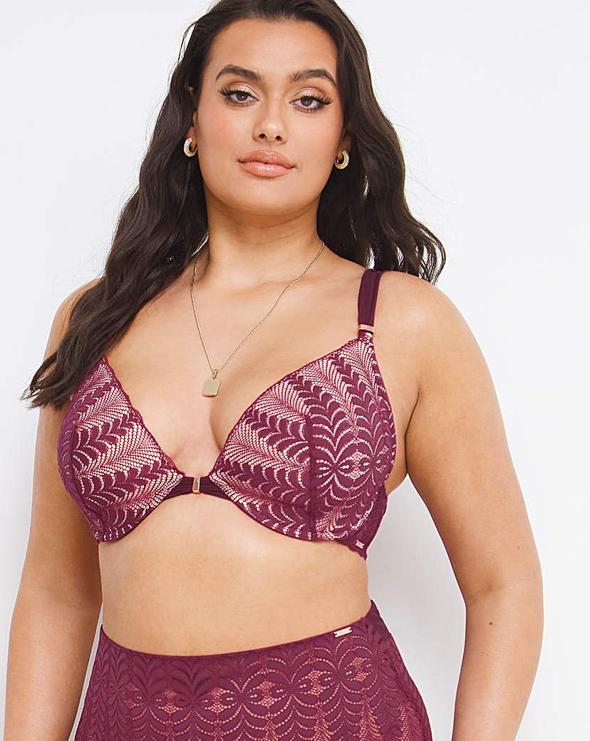 Figleaves Curve Opulence Lace Plunge Bra