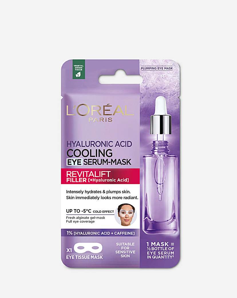 L'Oréal Paris - Revitalift Hyaluronic Acid Cooling Eye Serum Mask - 11g