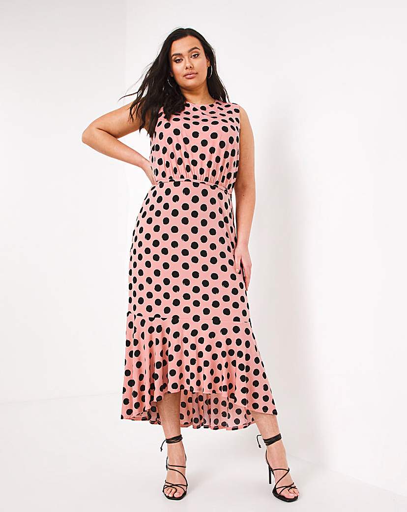 Joanna Hope Spot Column Maxi Dress