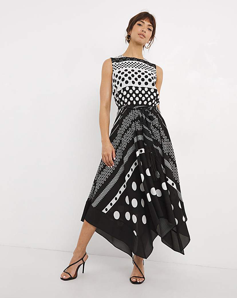Joanna Hope Spot Print Maxi Dress