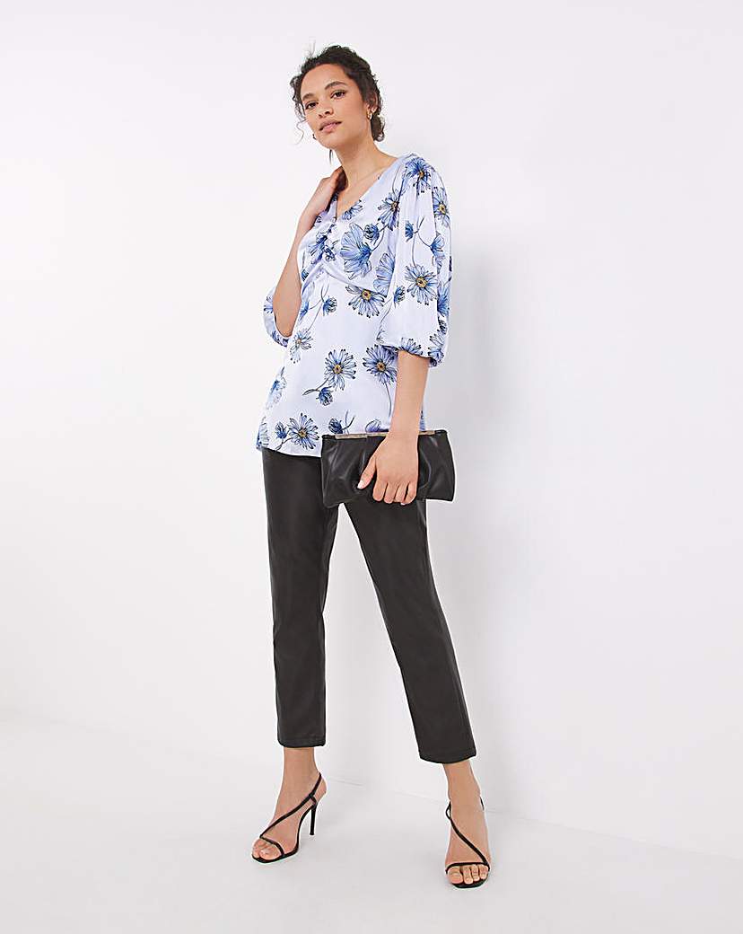 Joanna Hope Satin Print Blouse