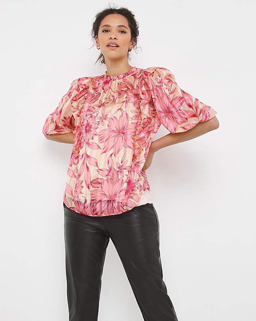 Joanna Hope Frill Shoulder Blouse