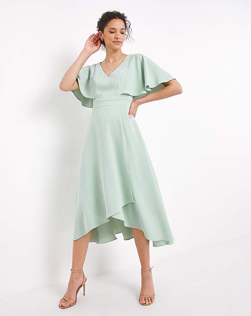 Joanna Hope Wrap Skirt Midi Dress