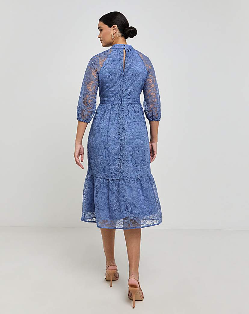 Joanna Hope Lace Midi Dress