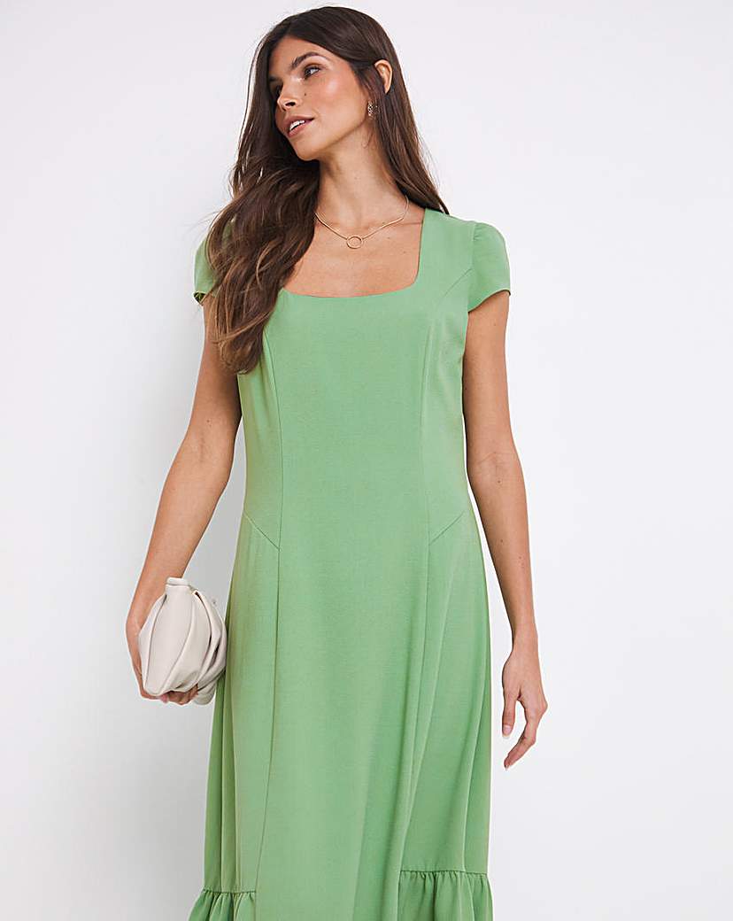 Joanna Hope Cap Sleeve Column Dress