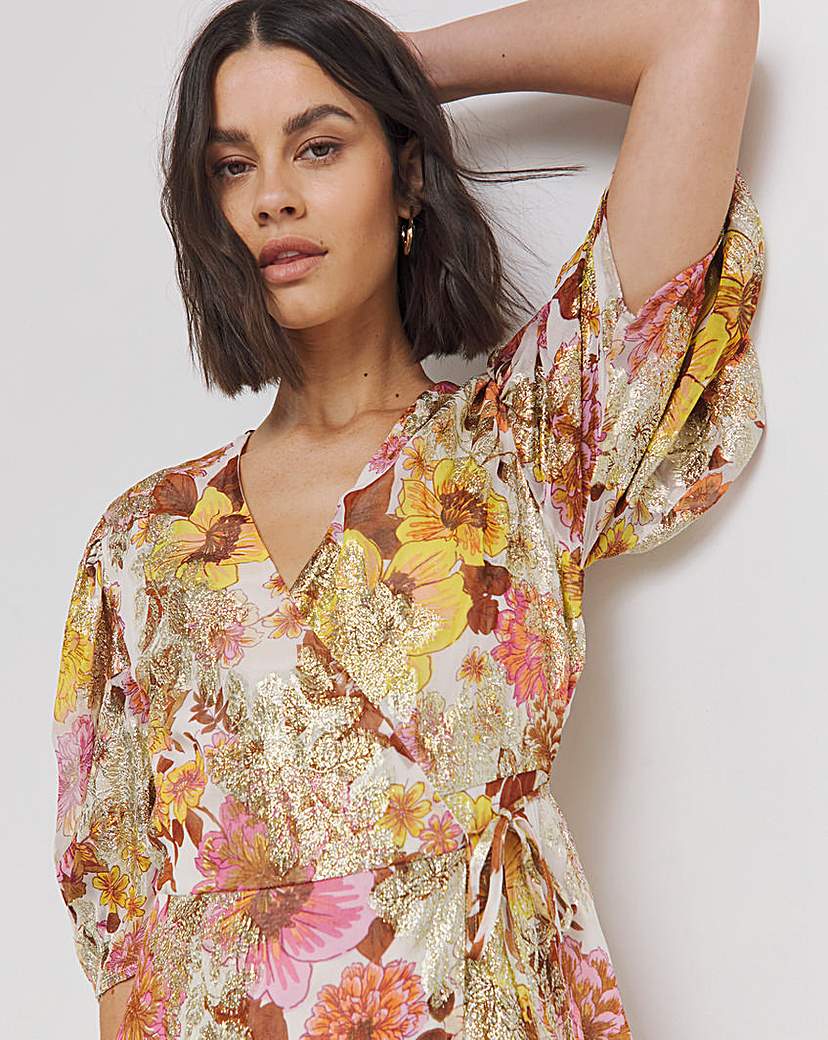 Jo Tie Waist Print Dress