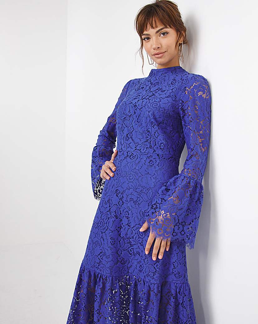 Joanna Hope Lace Midi Dress