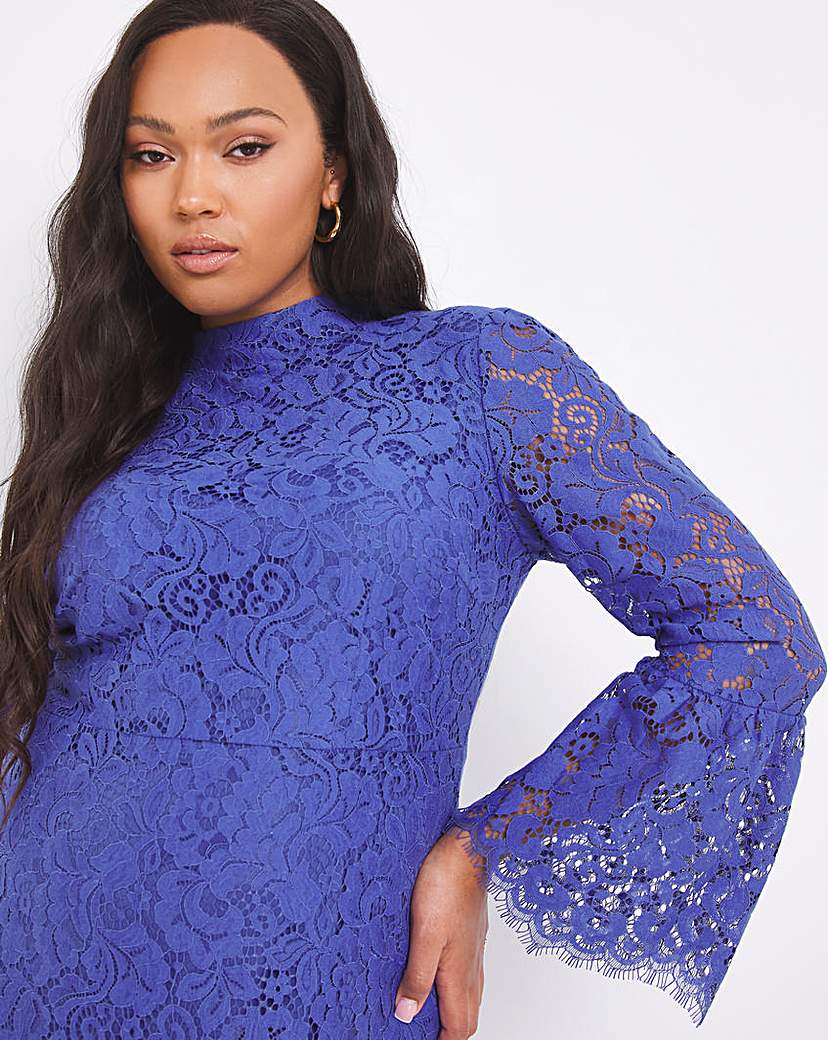 Joanna Hope Lace Midi Dress