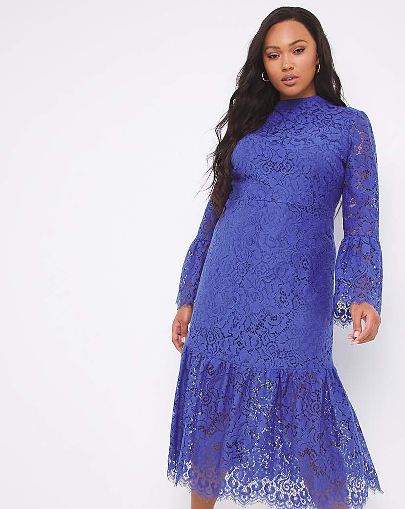 Joanna Hope Lace Midi Dress