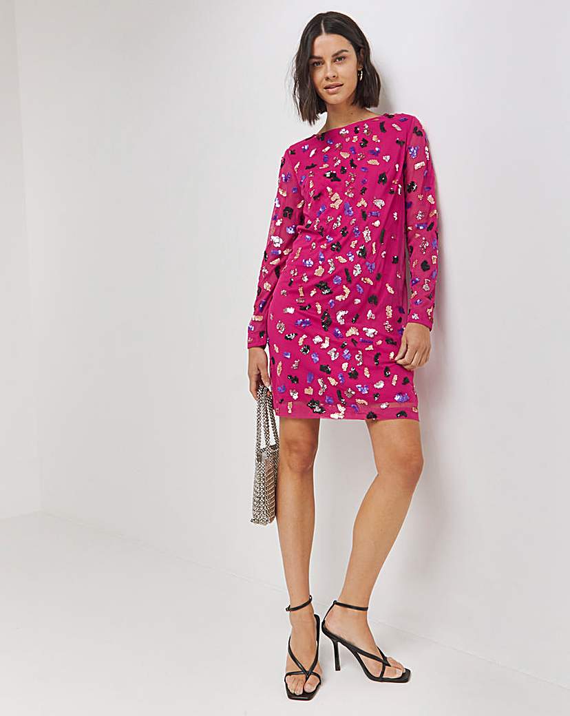 Jo Sequin Shift Dress