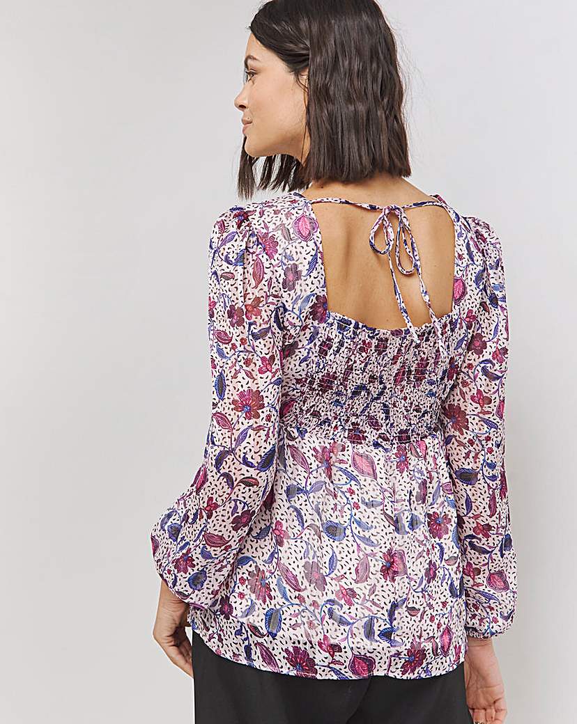 Jo Ruffle Hem Blouse