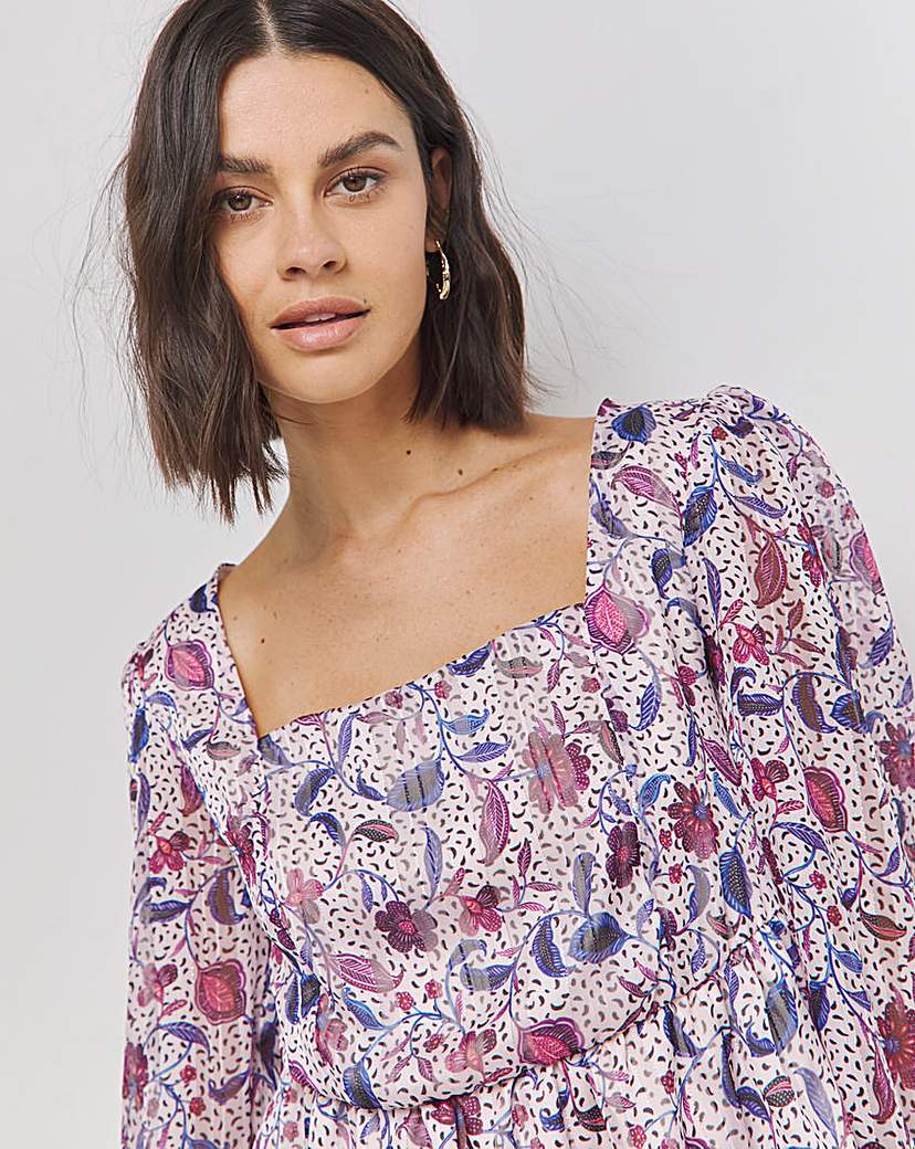 Jo Ruffle Hem Blouse