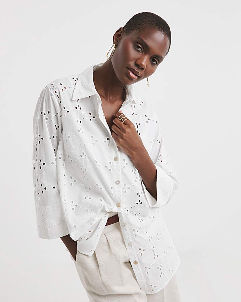 New In - Broderie Shirt